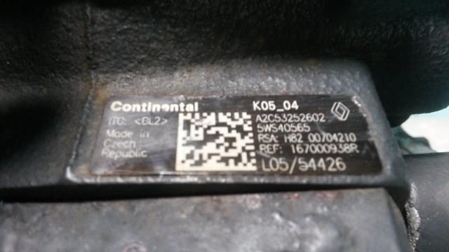 RENAULT 167000938R Насос топливный высокого давления (ТНВД) в наличии Киев
