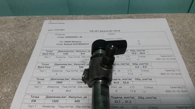 8200380253 RENAULT Форсунка впрыска топлива купить в Винница