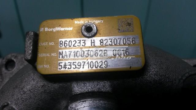 RENAULT 8200392656 Турбина в наличии Львов