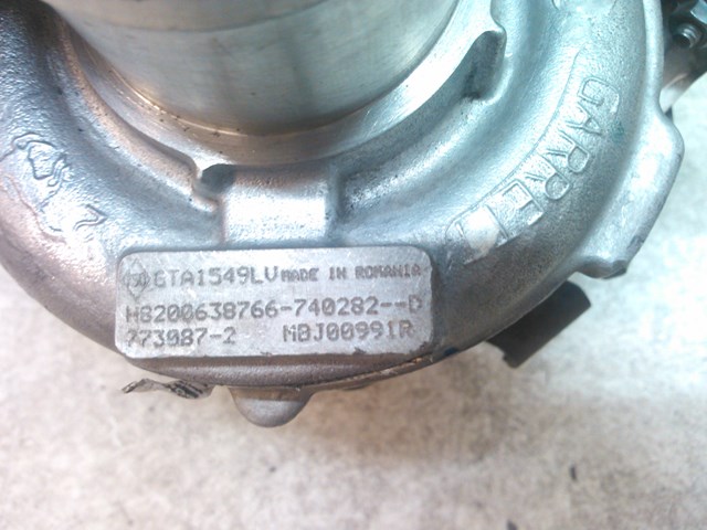RENAULT 8200638766 Турбина в наличии Львов