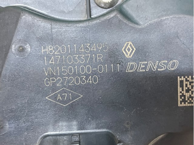 8201143495 RENAULT Байпасный клапан EGR, рециркуляции газов купить в Николаев