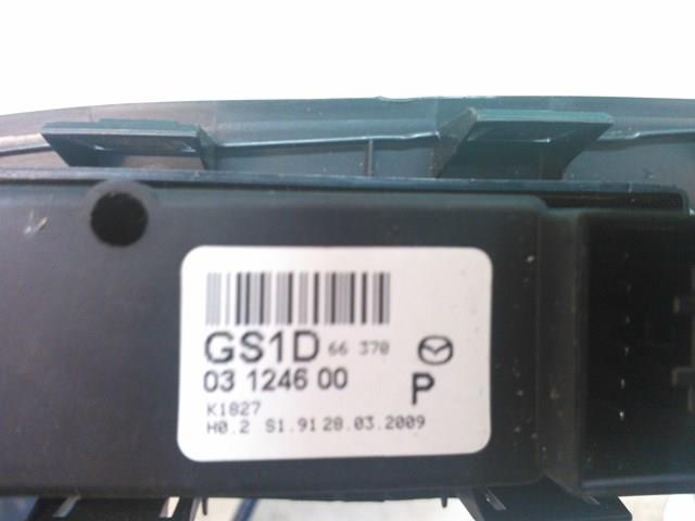 GS1D66370 MAZDA Кнопка включения мотора стеклоподъемника передняя правая купить в Черновцы