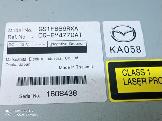 MAZDA GS1F669RXA Магнитола (радио AM/FM) в наличии Киев
