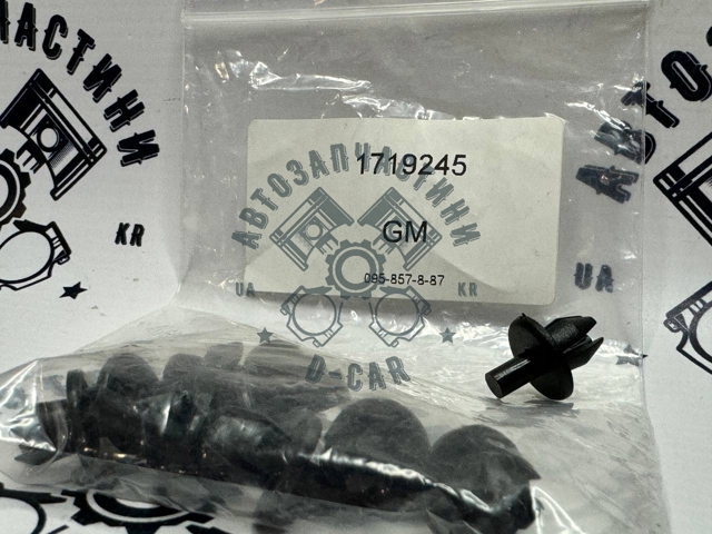 GM 1719245 Пистон (клип) крепления подкрылка переднего крыла в наличии Киев