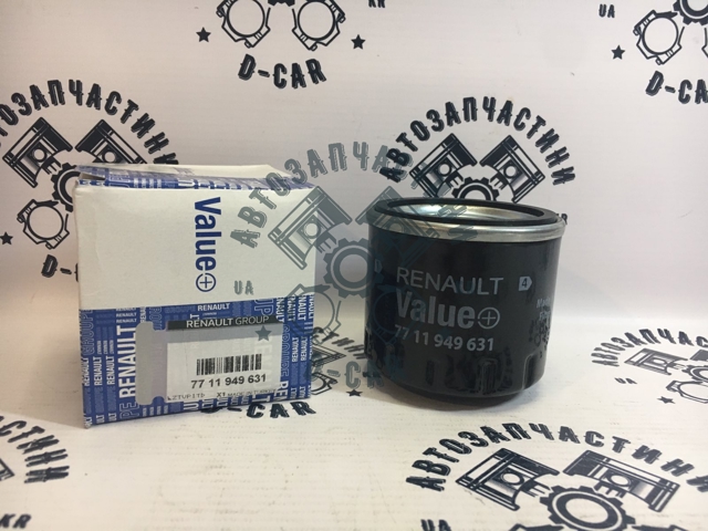 RENAULT 7711949631 Масляный фильтр в наличии Хмельницкий