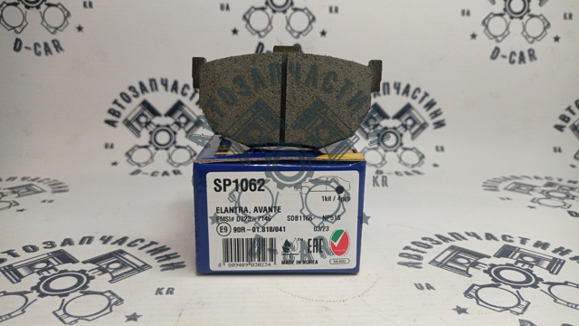 SP1062 SANGSIN Задние тормозные колодки купить в Украина