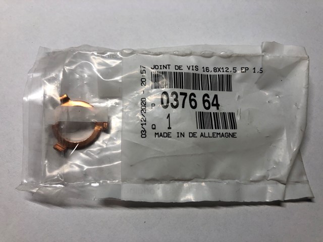 Прокладка пробки поддона 037664 PEUGEOT