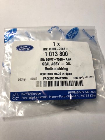 Сальник АКПП/КПП входного/первичного вала 1013800 FORD