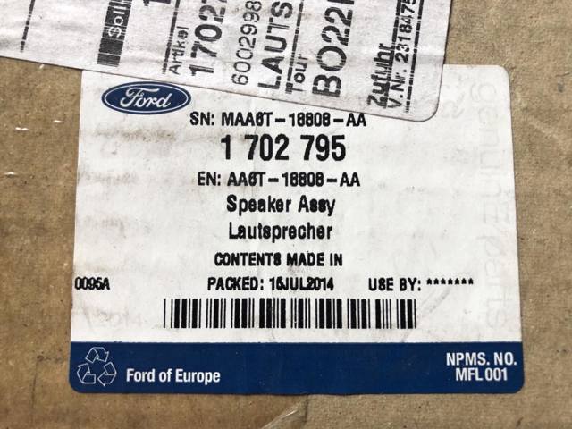 Динамик передний 1702795 FORD