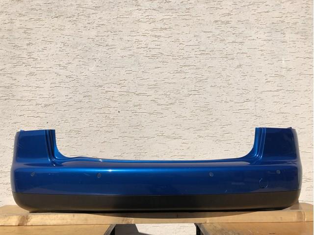 Бампер задній оригінал світло-синій металік vw touran 2003-2010 1t0807417 