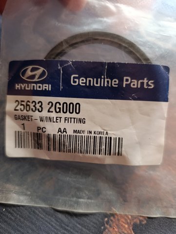 Прокладка корпуса термостата 256332G000 HYUNDAI