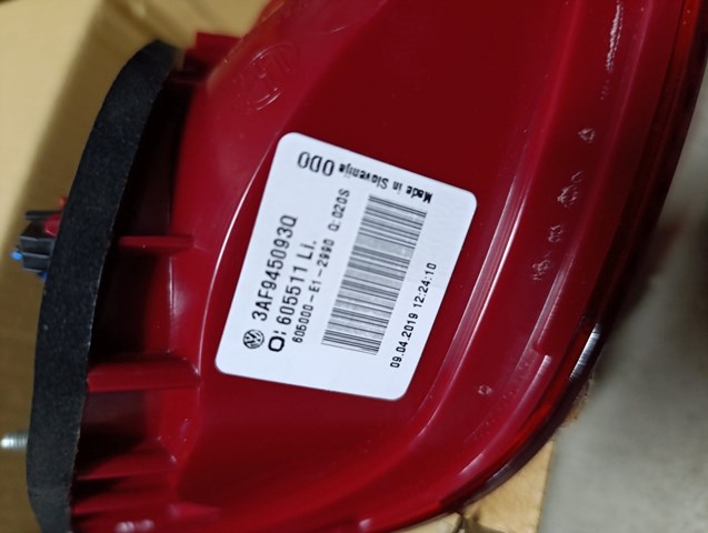 3AF945093Q Фонарь задний левый внутренний купить Запорожье