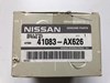 Комплект пружинок крепления дисковых колодок, передних 41083AX626 NISSAN