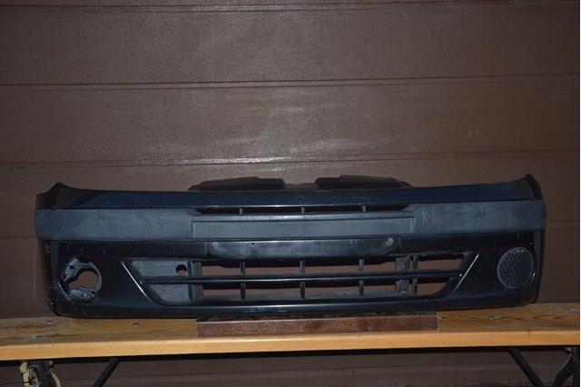 Бампер передний оригинал черный renault scenic 1999-2003 7700428478