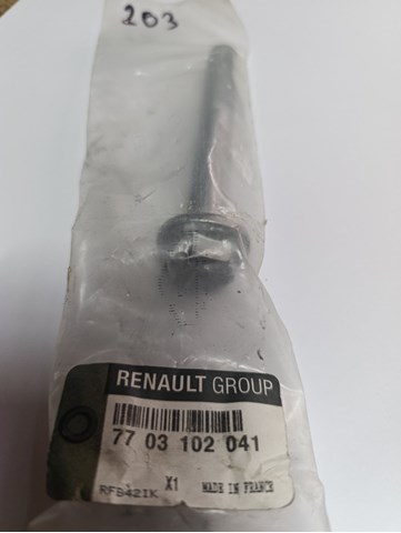 Болт переднего нижнего рычага 7703102041 RENAULT