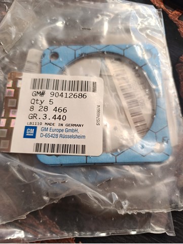 Прокладка на дроссельную заслонку 90412686 GM