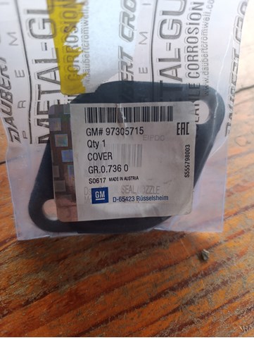 Прокладка клапанной крышки двигателя, кольцо 97305715 OPEL