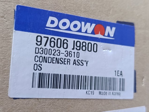 Радиатор кондиционера 97606J9800 HYUNDAI
