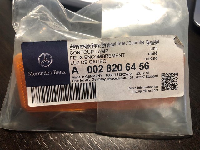Габарит боковой (фургон) A0028206456 MERCEDES