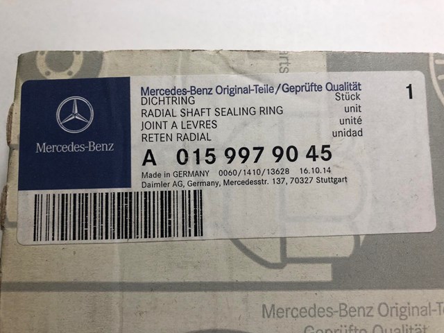 Кольцо ступицы A0159979045 MERCEDES