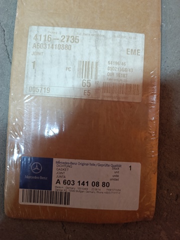  Прокладка впускного коллектора A6031410880 MERCEDES