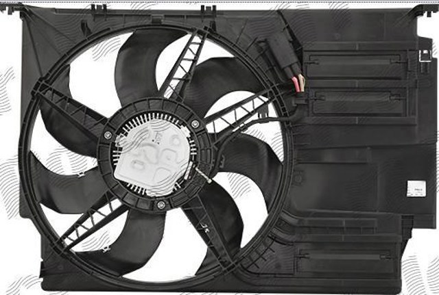 Диффузор радиатора охлаждения в сборе с мотором CFF405000P MAHLE