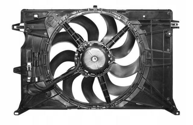 Диффузор радиатора охлаждения в сборе с мотором D8F039TT THERMOTEC