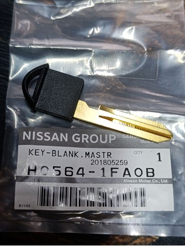 Ключ замка зажигания H05641FA0B NISSAN