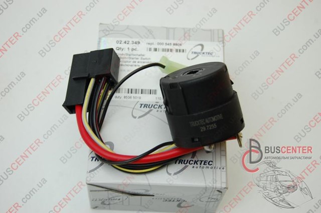 0242349 TRUCKTEC Контактная группа замка зажигания купить в Чернигов