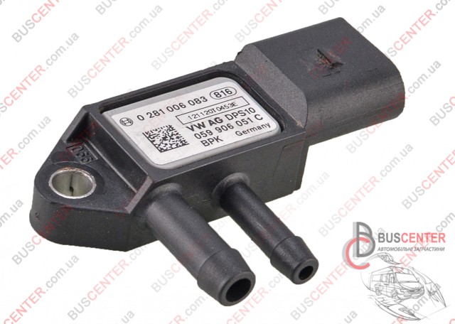 Датчик давления выхлопных газов 0281006083 BOSCH