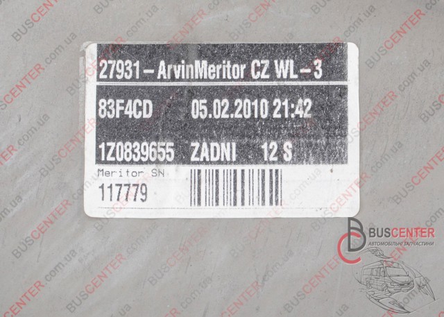 Стеклоподъемник левой задней двери 1Z0839655 VAG