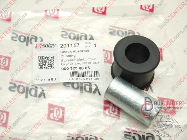 Сайлентблок амортизатора заднего 201157 SOLGY