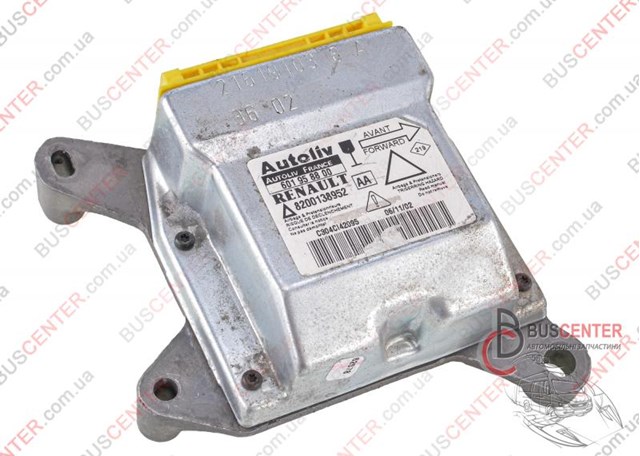 RENAULT 8200138952 Модуль-процессор управления подушкой безопасности (ЭБУ AIRBAG) в наличии Сумы