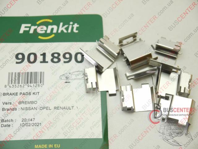 Комплект пружинок крепления задних дисковых колодок 901890 FRENKIT