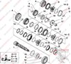 Гайка вторичного вала кпп. oe: 9607060988; модели после 2006 года для 5 ступенчатых кпп 9607060988