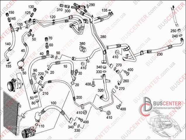 Трубопроводы A9068300215 MERCEDES
