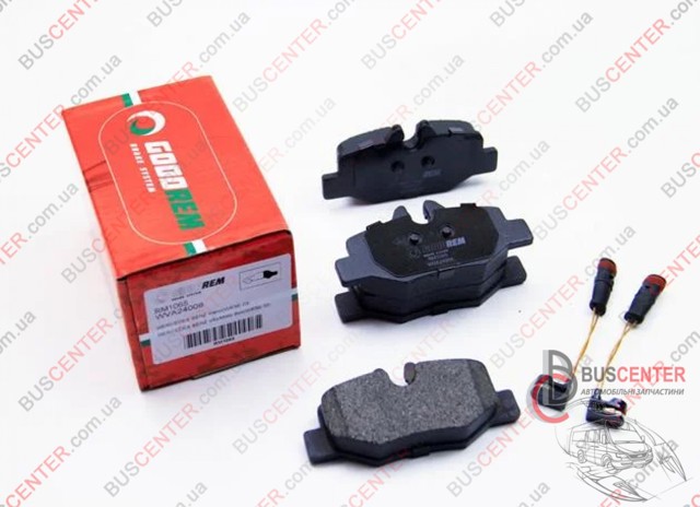 Комплект задних колодок RM1065 GOODREM
