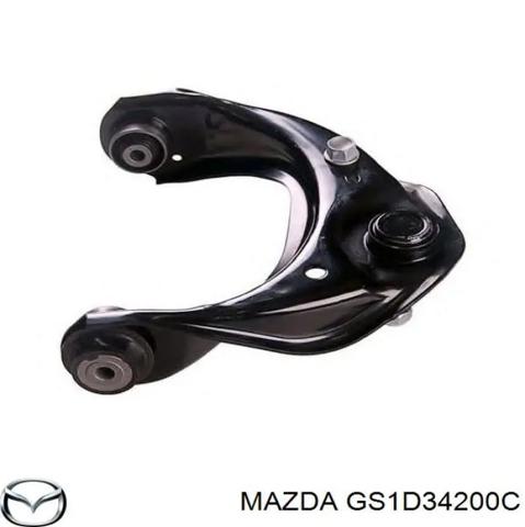 Рычаг передней подвески верхний, правый GS1D34200C MAZDA