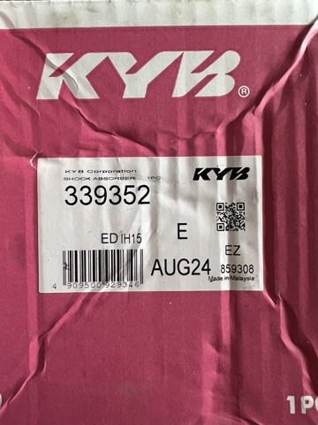 339352 KAYABA Амортизатор передний левый купить в Житомир