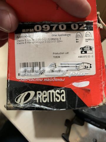 REMSA 097002 Передние тормозные колодки в наличии Павлоград