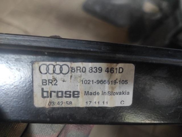 VAG 8R0839461D Механизм стеклоподъемника двери задней левой в наличии Каменское