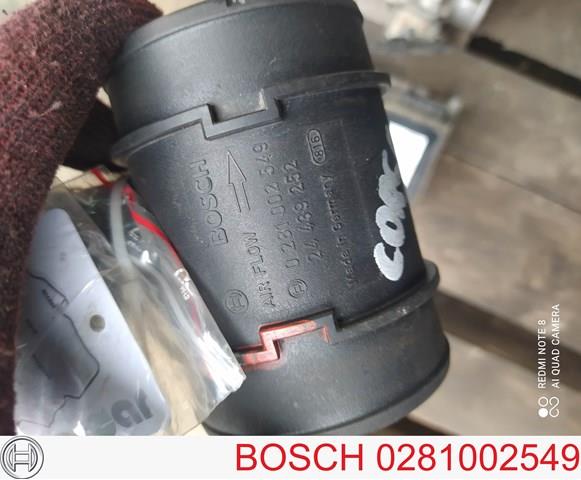 Датчик впуска воздуха 0281002549 BOSCH