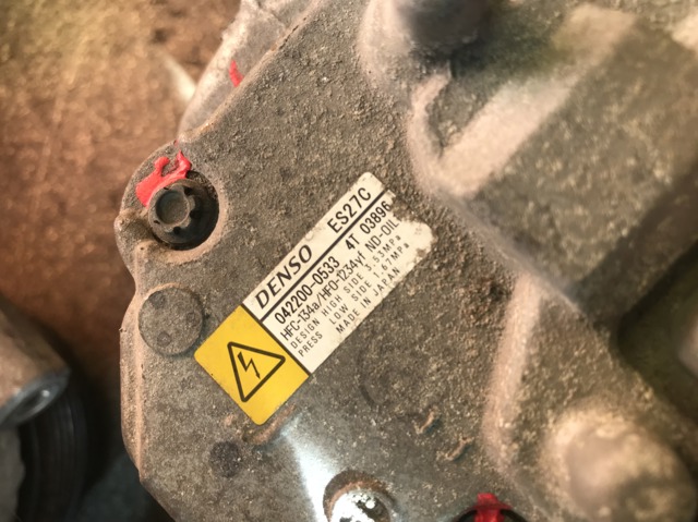 Компрессор хладагента 0422000533 TOYOTA