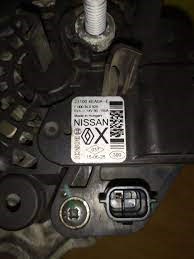 Генератор автомобиля Nissan Qashqai 2