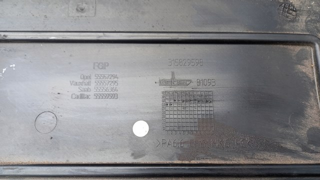 Экран двигателя 315829598 OPEL