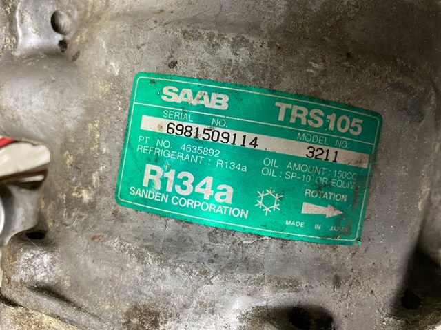 Компрессор системы кондиционирования 4635892 GM
