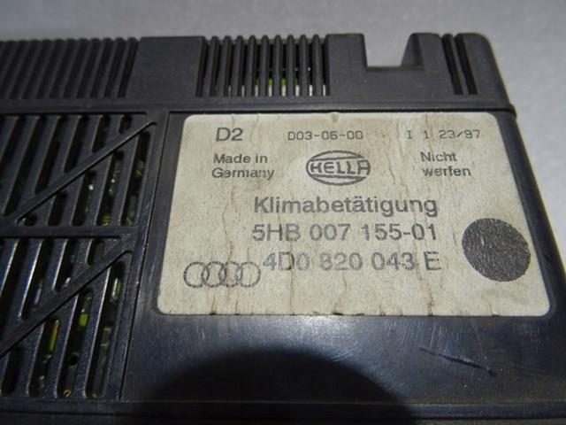 Механизм управления кондиционером 4D0820043E VAG