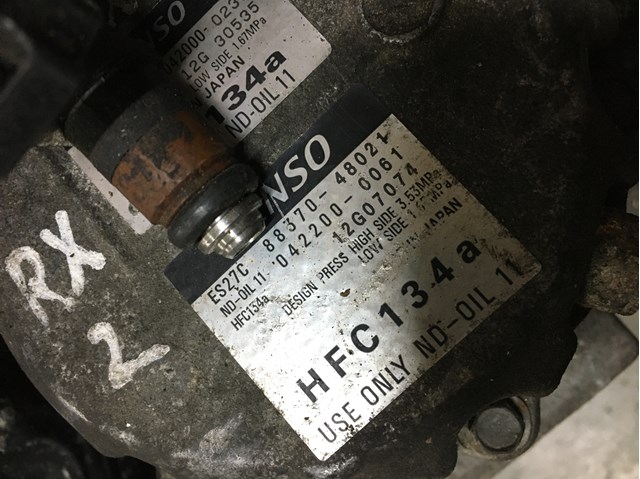 Компрессор хладагента 8837048021 TOYOTA
