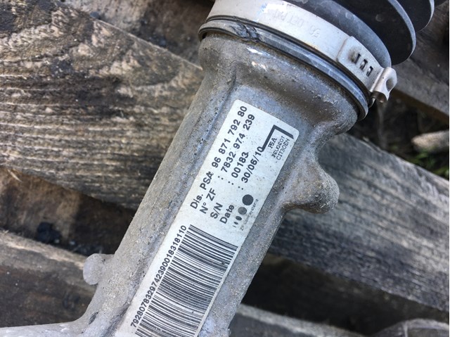 Реечный рулевой механизм 9687179280 PEUGEOT