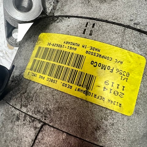 Компрессор системы кондиционирования AV6119D629DC FORD